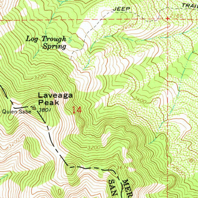United States Geological Survey Mariposa Peak, CA (1978, 24000-Scale) digital map