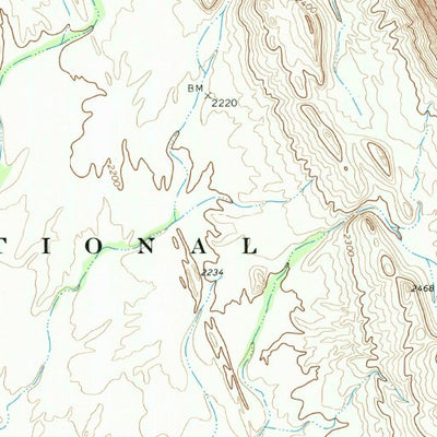 United States Geological Survey Mariscal Mountain, TX (1971, 24000-Scale) digital map
