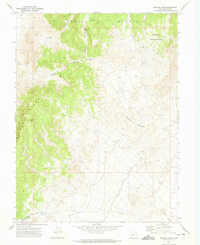 United States Geological Survey Marjum Pass, UT (1972, 24000-Scale) digital map