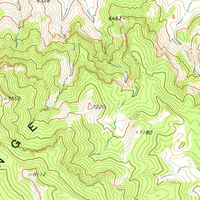 United States Geological Survey Marjum Pass, UT (1972, 24000-Scale) digital map