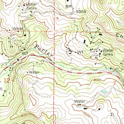 United States Geological Survey Mark West Springs, CA (1993, 24000-Scale) digital map
