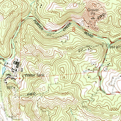 United States Geological Survey Mark West Springs, CA (1993, 24000-Scale) digital map