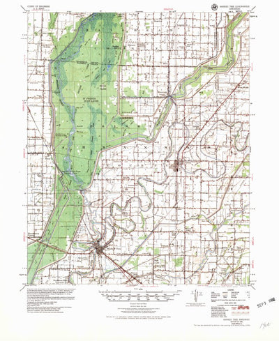 United States Geological Survey Marked Tree, AR (1956, 62500-Scale) digital map
