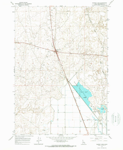 United States Geological Survey Market Lake, ID (1964, 24000-Scale) digital map