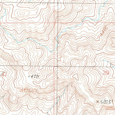 United States Geological Survey Markham Creek, AZ (1989, 24000-Scale) digital map