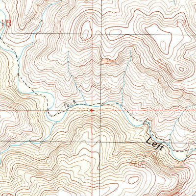 United States Geological Survey Markham Creek, AZ (1989, 24000-Scale) digital map