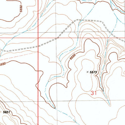 United States Geological Survey Markham Dam, AZ (1980, 24000-Scale) digital map