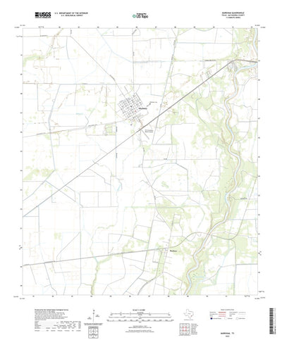 United States Geological Survey Markham, TX (2022, 24000-Scale) digital map
