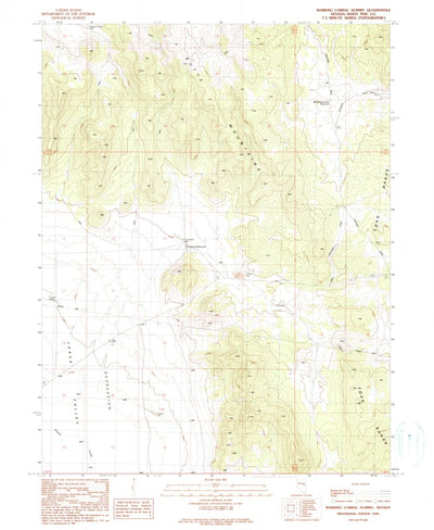 United States Geological Survey Marking Corral Summit, NV (1990, 24000-Scale) digital map