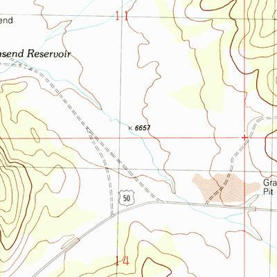 United States Geological Survey Marking Corral Summit, NV (1990, 24000-Scale) digital map