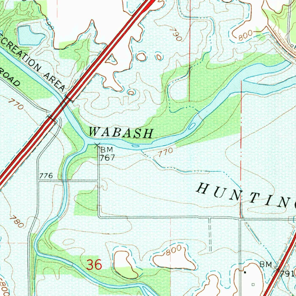 Markle, IN (1973, 24000-Scale) Map by United States Geological Survey ...
