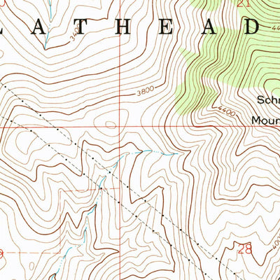 United States Geological Survey Markle Pass, MT (1964, 24000-Scale) digital map