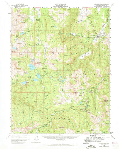 United States Geological Survey Markleeville, CA (1956, 62500-Scale) digital map