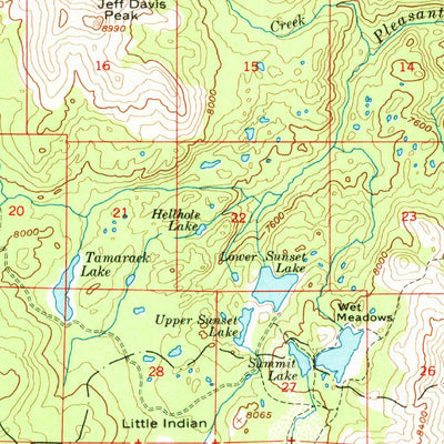 United States Geological Survey Markleeville, CA (1956, 62500-Scale) digital map