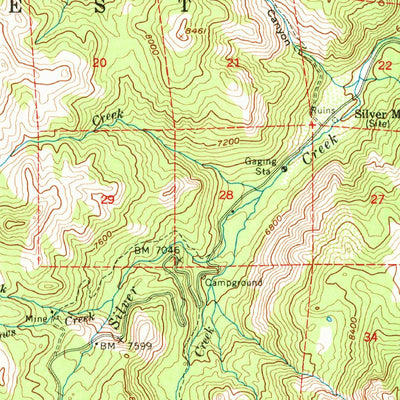 United States Geological Survey Markleeville, CA (1956, 62500-Scale) digital map