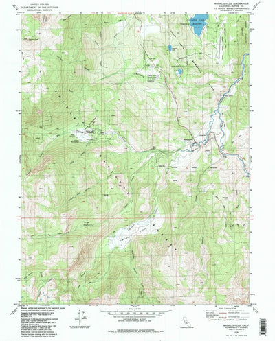 United States Geological Survey Markleeville, CA (1979, 24000-Scale) digital map
