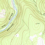 United States Geological Survey Markleton, PA (1968, 24000-Scale) digital map