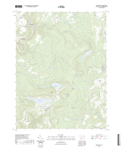 United States Geological Survey Markleton, PA (2023, 24000-Scale) digital map