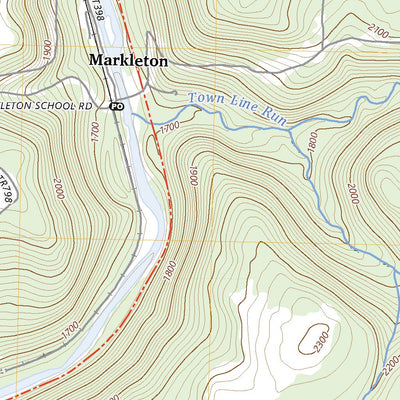 United States Geological Survey Markleton, PA (2023, 24000-Scale) digital map