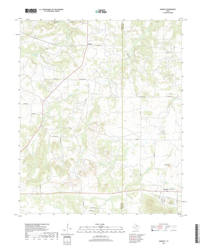United States Geological Survey Markley, TX (2019, 24000-Scale) digital map