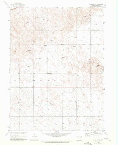United States Geological Survey Marks Butte, CO (1952, 24000-Scale) digital map