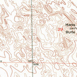 United States Geological Survey Marks Butte, CO (1952, 24000-Scale) digital map