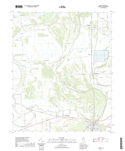 United States Geological Survey Marks, MS (2020, 24000-Scale) digital map