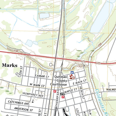 United States Geological Survey Marks, MS (2020, 24000-Scale) digital map