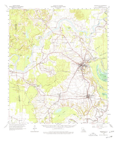 United States Geological Survey Marksville, LA (1962, 62500-Scale) digital map