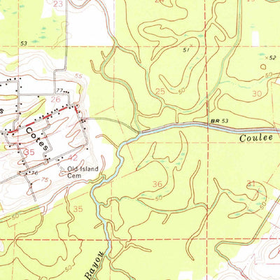United States Geological Survey Marksville, LA (1962, 62500-Scale) digital map