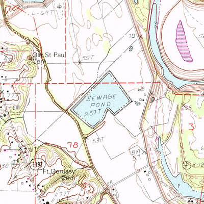 United States Geological Survey Marksville North, LA (1983, 24000-Scale) digital map