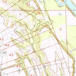 United States Geological Survey Marksville South, LA (1982, 24000-Scale) digital map