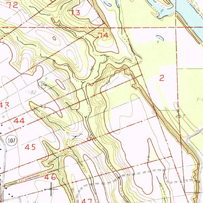 United States Geological Survey Marksville South, LA (1982, 24000-Scale) digital map