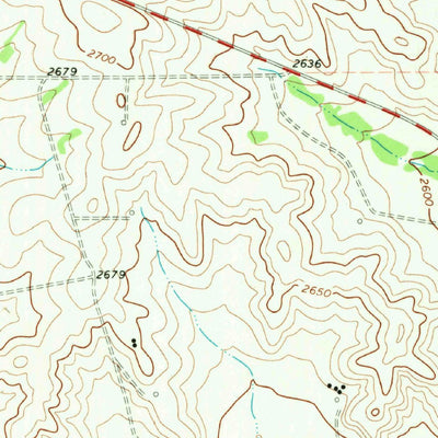 United States Geological Survey Marlboro Canyon SE, TX (1971, 24000-Scale) digital map