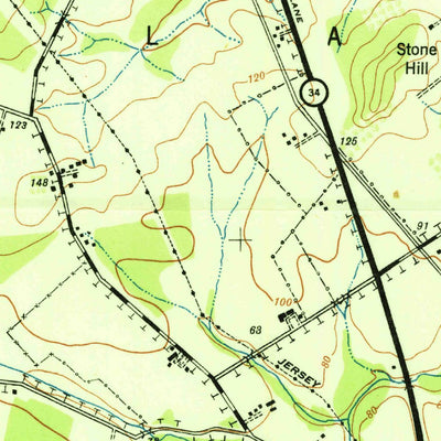 United States Geological Survey Marlboro, NJ (1947, 24000-Scale) digital map