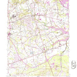 United States Geological Survey Marlboro, NJ (1954, 24000-Scale) digital map
