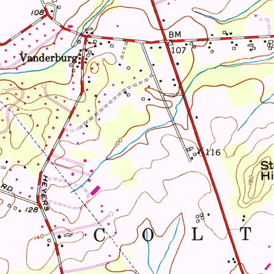 United States Geological Survey Marlboro, NJ (1954, 24000-Scale) digital map