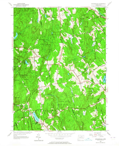 United States Geological Survey Marlborough, CT (1953, 24000-Scale) digital map