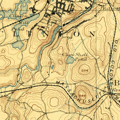 United States Geological Survey Marlborough, MA (1896, 62500-Scale) digital map