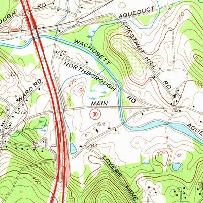 United States Geological Survey Marlborough, MA (1969, 24000-Scale) digital map