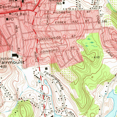 United States Geological Survey Marlborough, MA (1969, 24000-Scale) digital map