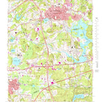 United States Geological Survey Marlborough, MA (1969, 25000-Scale) digital map