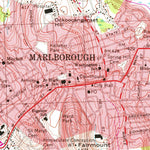 United States Geological Survey Marlborough, MA (1969, 25000-Scale) digital map