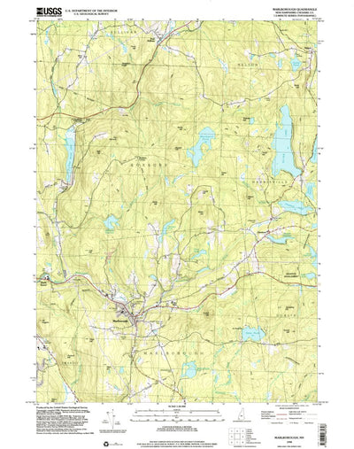 United States Geological Survey Marlborough, NH (1998, 24000-Scale) digital map