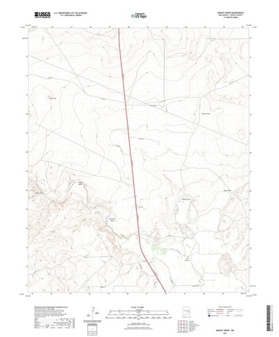 United States Geological Survey Marley Draw, NM (2023, 24000-Scale) digital map