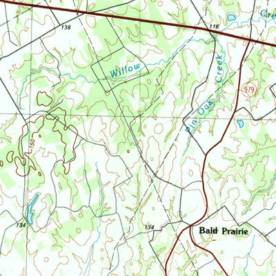 United States Geological Survey Marlin, TX (1985, 100000-Scale) digital map