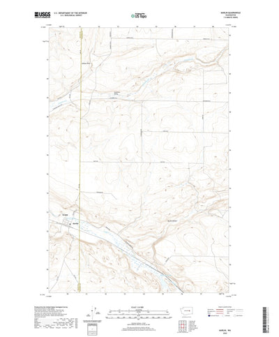 United States Geological Survey Marlin, WA (2020, 24000-Scale) digital map