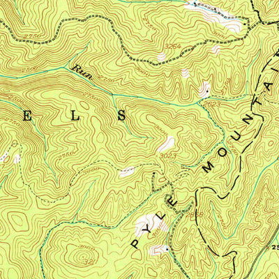 United States Geological Survey Marlinton, WV (1923, 62500-Scale) digital map