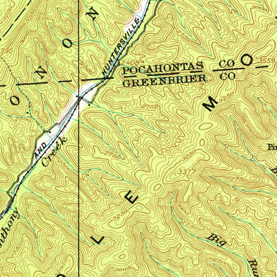 United States Geological Survey Marlinton, WV (1923, 62500-Scale) digital map
