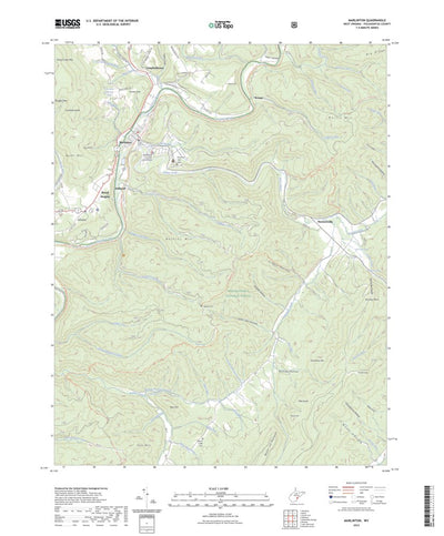 United States Geological Survey Marlinton, WV (2023, 24000-Scale) digital map